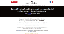 Desktop Screenshot of concorddirect.com